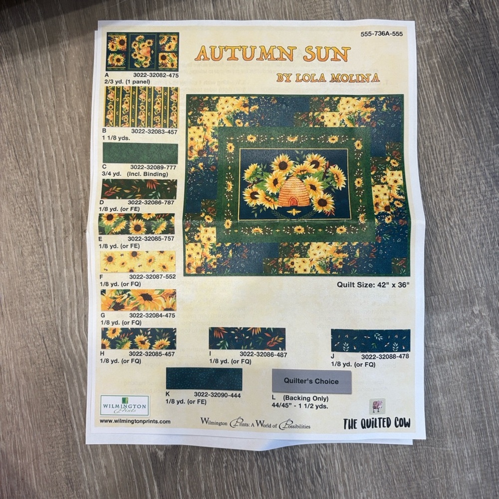 Autumn Sun Fiber Art